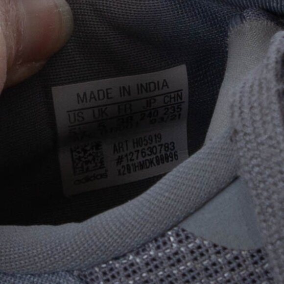 Adidas Multix Men's Running Sneakers Gray/Black Size 5.5 - Picture 6 of 7